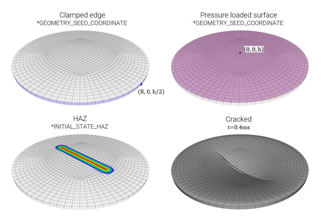 Pressure loaded disk