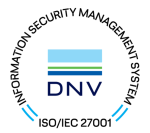 DNV ISO 27001 certificate